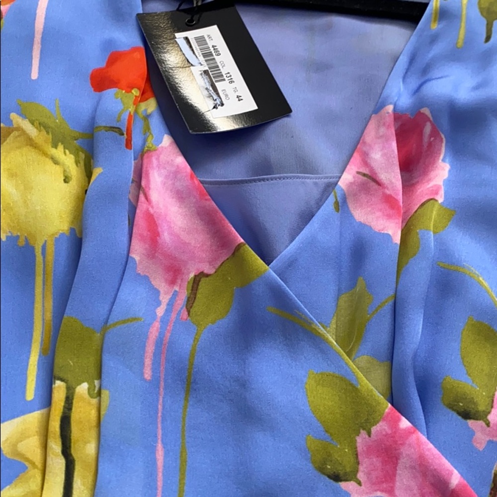 Blumarine floral print wrap dress - Picture 7 of 9